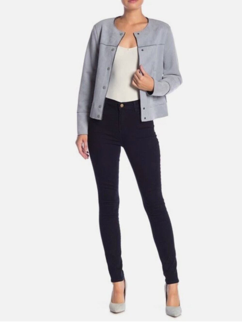 J Brand Maria High Rise Skinny Jeans - Dark Indigo Wash "Shy" | Size 28